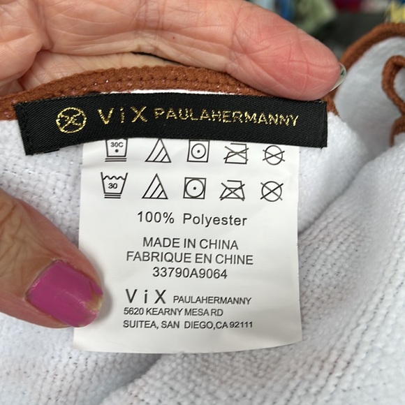 COPY - ViX Paula Hermanny Lotus Towel. New! 100% Polyester. Never used! - Picture 5 of 5